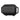 Dark horizontal medical pouch with rectangular front patch and webbing carry handle