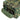 70L duffle bag with camouflage print, front zipper, and reinforced handles