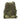 20L Cordura backpack, green; back view with padded mesh panel and attachment loops