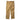 Tan ripstop cargo pants with front zipper fly, belt loops, and cargo pockets