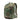 Green camouflage MOLLE tactical backpack with front zip pocket and padded shoulder straps