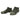 Olive no-show socks with matching cushioned toe