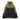Beige and black rain shell jacket with hood and full front zipper
