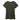 Women's cotton T-shirt, olive green, crew neck short sleeves, front view