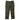 Polycotton ripstop cargo pants, dark olive, drawstring waist, side cargo pockets