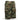 Camouflage cargo shorts with belt loops and large front patch pockets
