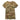Women's cotton T-shirt, camouflage print, crew neck short sleeves, back view