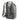 Gray heather nylon MOLLE backpack with padded back panel and adjustable shoulder straps