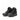 Black 6in trekking boot, lace-up with padded collar and rugged rubber outsole.