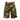 Camouflage cargo shorts with adjustable waistband and side pockets, 8.5-in length