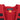 Red tactical vest with mesh inner panel and brand label at the collar