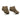 Coyote no-show socks, heel view of knit and seam detail
