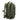 20L tactical backpack in green with camo panel and padded shoulder straps