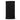 All-weather neck scarf in black, flat folded with textured finish