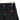 Black utility shorts close-up with zipper pocket and orange button detail