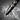 Tactical defender pen with pointed tip and raised knurled grip, gun metal