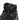 Black trekking boot upper with HydroGuard label and adjustable lace straps