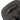 Single rifle case side panel with handle tab and hook-and-loop patch, dark fabric