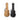 Dual rifle cases with molded shells, one tan and one black, with carry handles