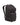 Black tactical assault backpack with MOLLE front straps and side accessory pouch