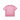 Dusty pink washed crewneck T-shirt, back view