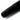 Black cylindrical tool handle with textured surface and rounded end