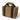 Flat Dark Earth mini pistol range bag with black webbing handles and zip pockets