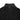 Black full-zip sweater with stand collar and small chest logo patch
