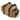 Pistol range bag in tan canvas with black straps and mesh side pocket