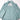 Packable rain jacket in mint blue, interior view with light lining and zip pocket.