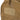 Close-up of tan tactical backpack front logo and rectangular hook-and-loop patch