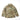 Multicam hooded rain jacket back view with raised hood and zip closure