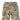 Multicam tactical pants with circular knee reinforcement and cargo flaps