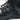 Black boot side with textured panels, lace-up straps, and WATERPROOF label