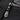 Black leather jacket zipper with YKK pull and ribbed knit waistband