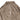 Taupe packable rain jacket hood and upper back panel, cinched collar