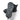 Black boots shown from outsole and back; heavy tread and side zipper