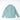 Mint packable rain jacket, stand collar, elastic cuffs, rear view