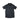 Dark navy short-sleeve polo shirt with button placket and chest logo