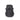 25L tactical backpack in black with front logo patch and side strap buckles