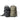 Tactical assault pack set: black and olive one-strap bags with MOLLE fronts