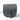 Gray general pouch with front flap, center buckle tab, and shoulder carry strap.