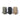 MOLLE single multi pouch with flap and straps, shown in black, coyote, and RAL 7013