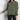 Olive-green sun jacket with full zip, stand collar, and drawstring hem