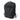 Black tactical backpack with front MOLLE webbing and adjustable shoulder straps