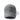 Tactical cap in dark gray with hook-and-loop front patch and curved brim
