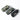 Set of three TAC MAVEN poncho storage bags: camouflage, olive, and black.
