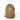 Tan tactical backpack with front hydration-style panel and top rope handle
