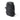 Black backpack with side attachment straps, front MOLLE-style panel, and zipper pocket
