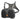 Black chest pack with mesh back, front panel pocket, and adjustable straps